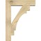 Ekena Millwork Merced Block Rough Sawn Bracket w/ Offset Brace, Douglas Fir, 6"W x 22"D x 30"H BKT0604X22X30MRC05RDF - alternate 3